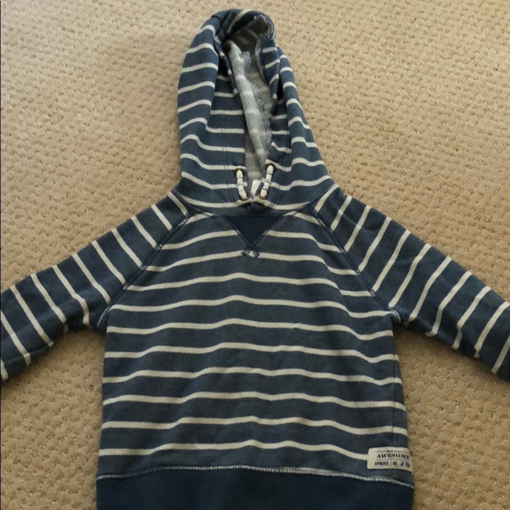 Carters - striped hooded sweatshirt